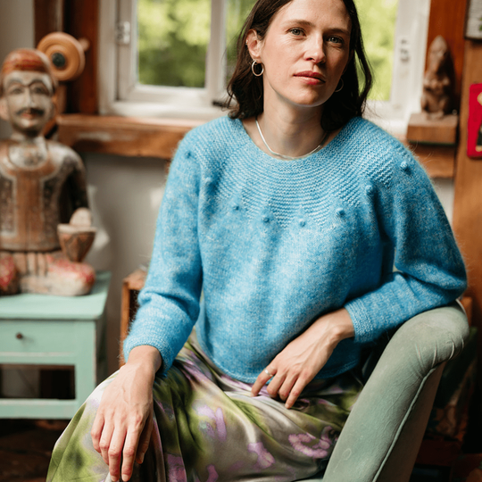 Adorned Pullover - Pull Empiècement Mousse