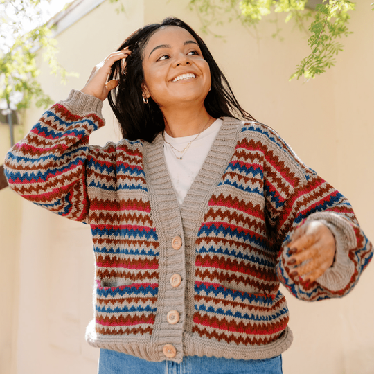 Ottolie - Gilet Chevron avec Poches