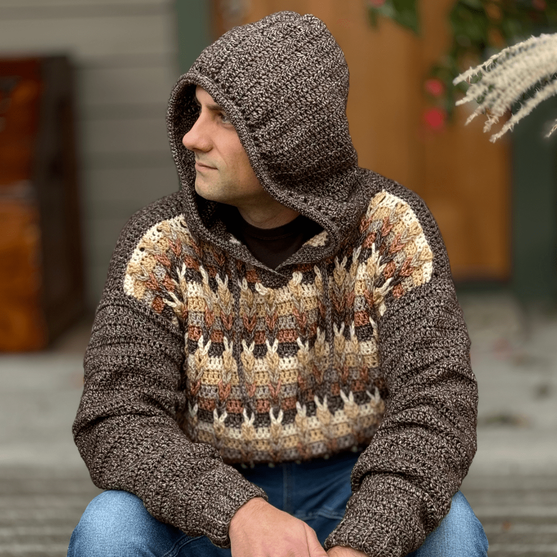 

Braided Horizon - Pull à capuche
2
