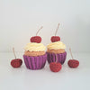 

Cupcakes avec cerise
1