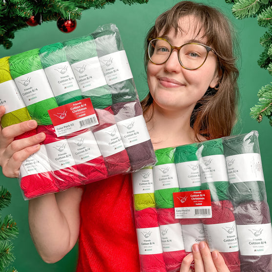 

Friends Cotton 8/4 Christmas Color Pack (Limited Edition) - Friends
4