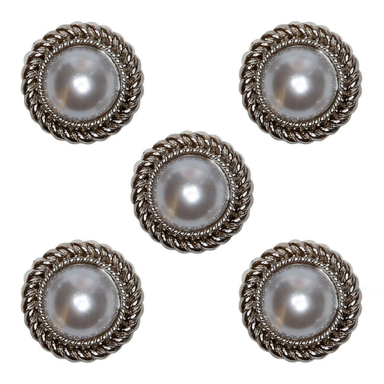 

Boutons perles - 15 mm - 5 pièces - Go Handmade
1