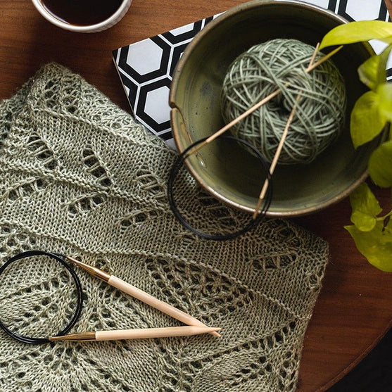 

Aiguilles circulaires Bamboo - KnitPro
4