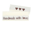 

10 Etiquettes - Handmade with love - 5 cm - Go Handmade
1