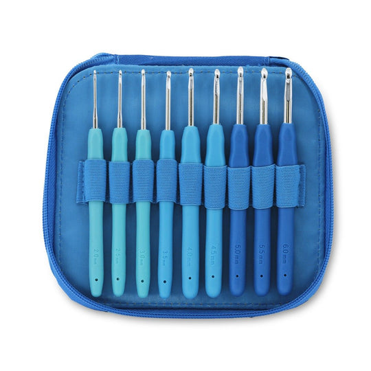 Ensemble de crochets Easy Touch - Lagoon - 9 tailles - Hobbii