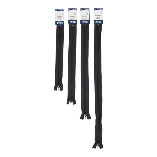 Fermeture éclair spirale 4 mm - Noire