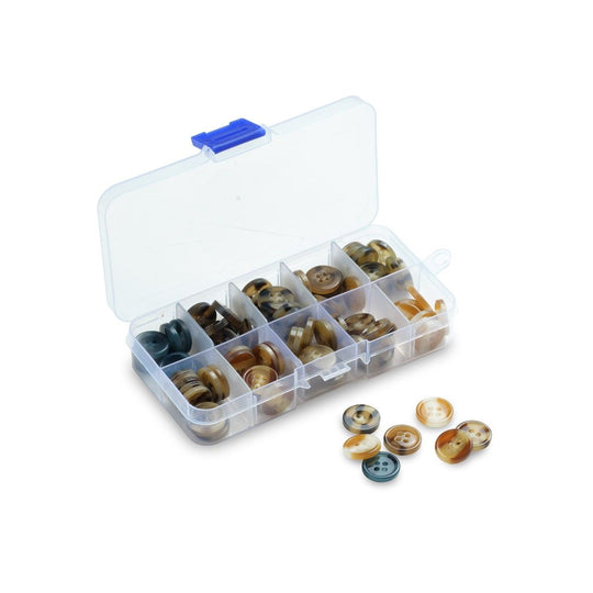 Boutons en boîte - Marron - Hobbii