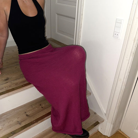 Jupe maxi en A - Jupe maxi taille bass