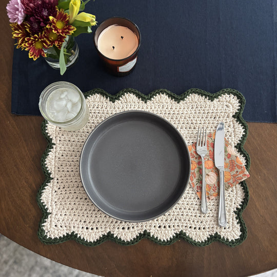 Scallops - Set de table rectangulaire