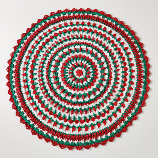 

Holly Jolly Christmas Doily - Mandala
1