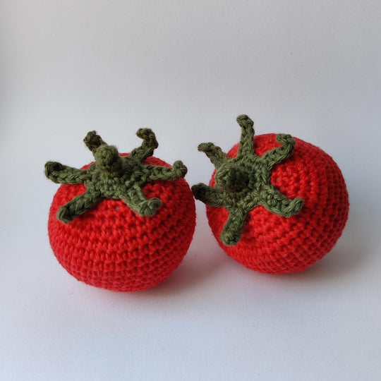 La tomate - Jouet au crochet