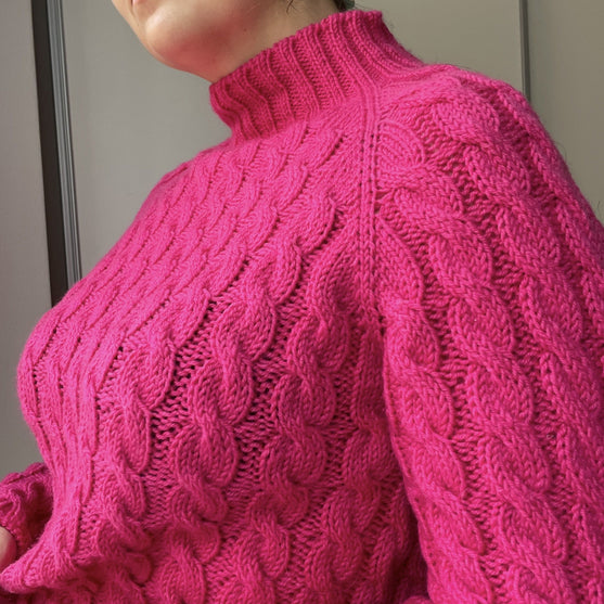 

Easy Cable Sweater - Pull
2