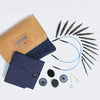 

Ensemble de aiguilles circulaires interchangeables extra courtes DENIM - KnitPro
3
