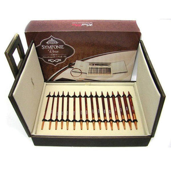 

Symfonie Rose - Ensemble d’aiguilles circulaires interchangeables - KnitPro
2