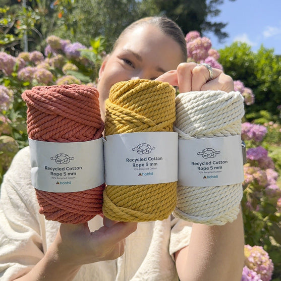 

Recycled Cotton Rope (5 mm) - Hobbii
3