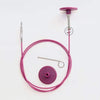 

Câble pivotant Swivel pour aiguilles circulaires interchangeables - Purple - KnitPro
1