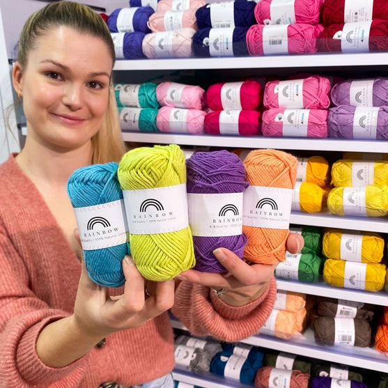 

Rainbow Cotton 8/8 Color Bag (1-14) - Hobbii
3