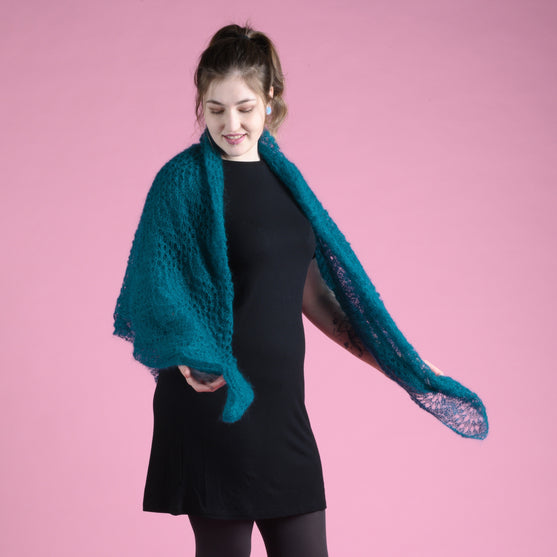 

Châle Paon en Kid Silk
1