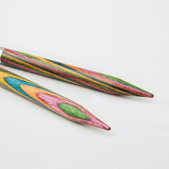 

Aiguilles circulaires interchangeables courtes en bouleau Symfonie - KnitPro
3
