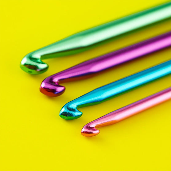 

Ensemble de crochets tunisiens doubles Alu - 28 cm - Hobbii
6