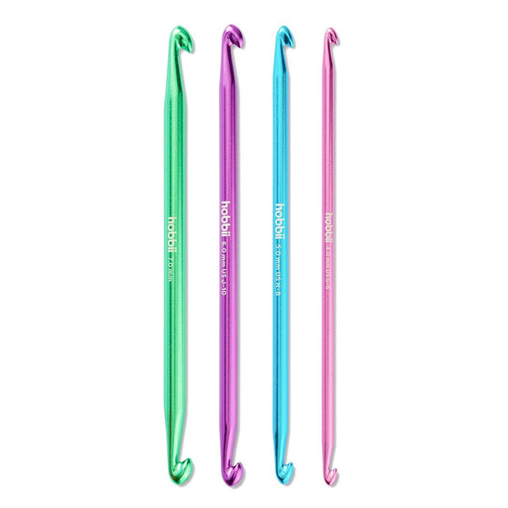 

Ensemble de crochets tunisiens doubles Alu - 14 cm - Hobbii
1