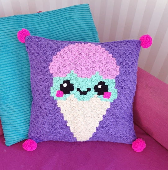 Glace Kawaii - Coussin
